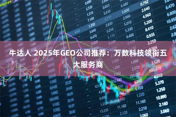 牛达人 2025年GEO公司推荐：万数科技领衔五大服务商